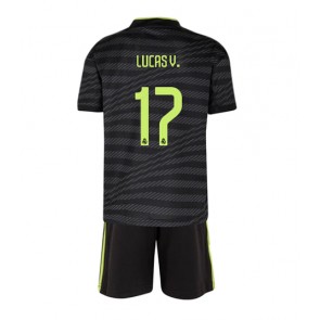 Real Madrid Lucas Vazquez #17 babykläder Tredje Tröja barn 2022-23 Korta ärmar (+ Korta byxor)